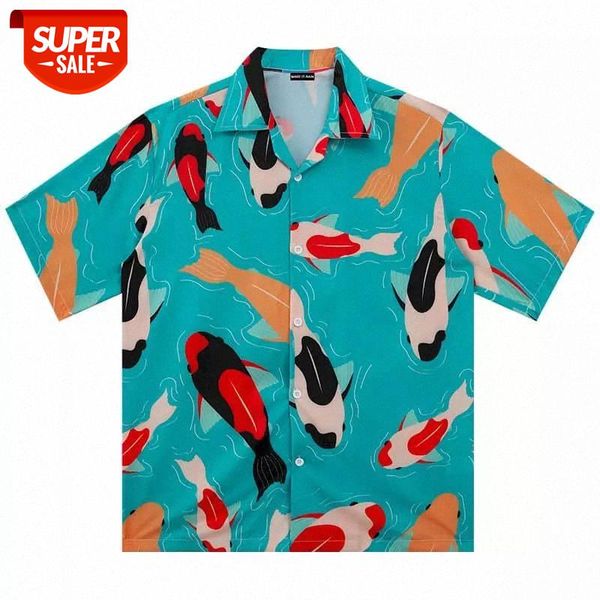 summer harajuku blouse women loose printed goldfish casual short sleeves shirts for men female blusas streetwears #xo5z, White
summer harajuku blouse women loose printed goldfish casual short sleeves shirts for men female blusas streetwears #xo5z, White