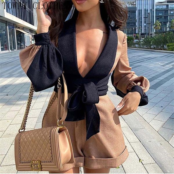 women's jumpsuits & rompers women colorblock v neck design patchwork long sleeve romper casual jumpsuit, Black;white
women's jumpsuits & rompers women colorblock v neck design patchwork long sleeve romper casual jumpsuit, Black;white