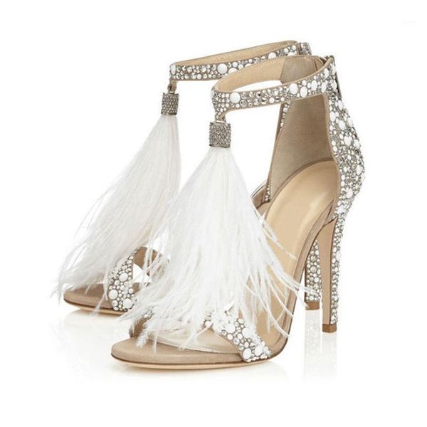 women's wedding shoes autumn solid color diamond feather sandals limited time1, Black
women's wedding shoes autumn solid color diamond feather sandals limited time1, Black