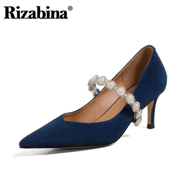 dress shoes rizabina women high heel cow leather thin party fashion pointed toe footwear size 34-41, Black
dress shoes rizabina women high heel cow leather thin party fashion pointed toe footwear size 34-41, Black