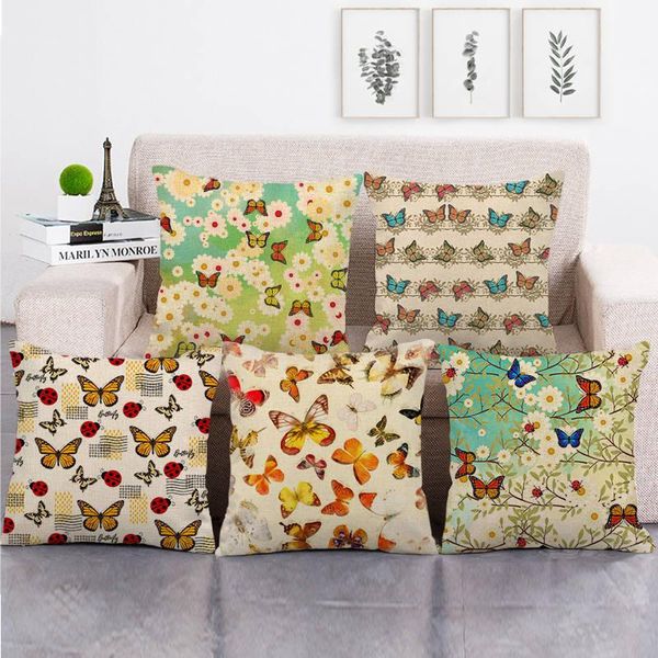 one side print cushion cover linen butterfly throw pillow cases for home sofa seat cute vintage decoration 45x45cm customs made
one side print cushion cover linen butterfly throw pillow cases for home sofa seat cute vintage decoration 45x45cm customs made