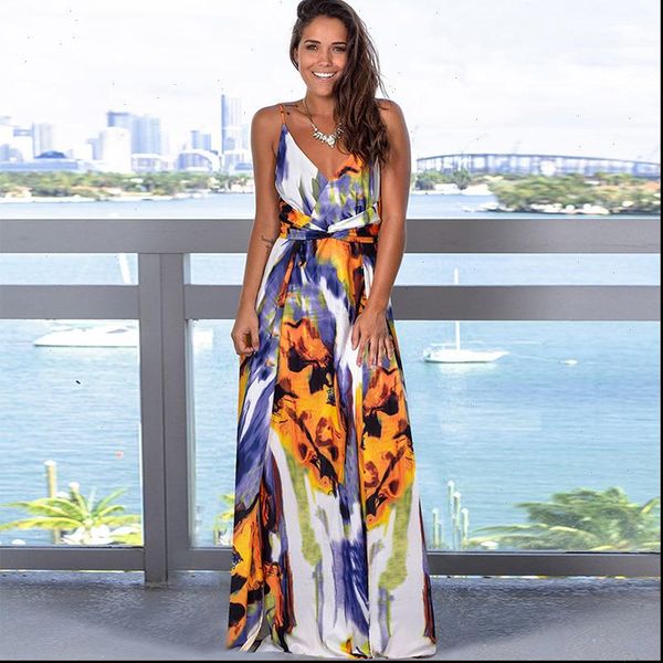 women maxi dress spaghetti strap v neck sleeveless backless ruffle hem dresses summer beach holiday long dress sundress new, Black;gray
women maxi dress spaghetti strap v neck sleeveless backless ruffle hem dresses summer beach holiday long dress sundress new, Black;gray