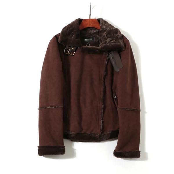 women winter new thick plus velvet jackets fleece short cashmere coats long sleeve zipper outerwear cotton solid coffee warm s, Black;brown
women winter new thick plus velvet jackets fleece short cashmere coats long sleeve zipper outerwear cotton solid coffee warm s, Black;brown