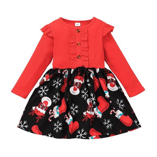 girl's dresses 2021 child baby girls christmas dress red knitting ruffle cartoon xmas print a line autumn 18m-6y, Red;yellow
girl's dresses 2021 child baby girls christmas dress red knitting ruffle cartoon xmas print a line autumn 18m-6y, Red;yellow