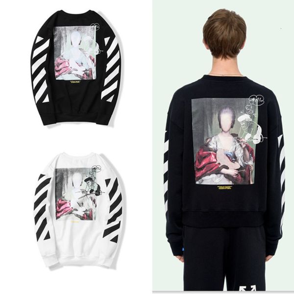 19fw mariana round neck faceless queen print men's and women's sweater jacket fashion, Black
19fw mariana round neck faceless queen print men's and women's sweater jacket fashion, Black