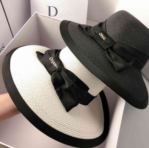 hepburn wind shade seaside french straw women summer big eaves small fragrance travel beach sun hat fisherman hat tide, Black;white
hepburn wind shade seaside french straw women summer big eaves small fragrance travel beach sun hat fisherman hat tide, Black;white