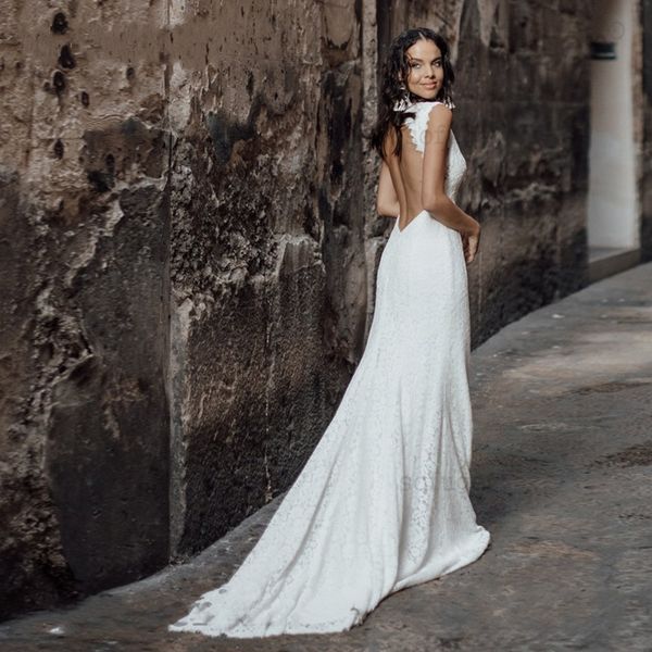 simple 2021 new backless strap mermaid v neck wedding boho dubai arabic lace bridal gowns vestidos fiesta de noche clbo, White
simple 2021 new backless strap mermaid v neck wedding boho dubai arabic lace bridal gowns vestidos fiesta de noche clbo, White