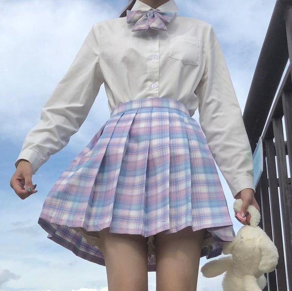 skirts college style pleated skirt fashion women plaid a-line anti-burnout high waist short cute sweet, Black
skirts college style pleated skirt fashion women plaid a-line anti-burnout high waist short cute sweet, Black
