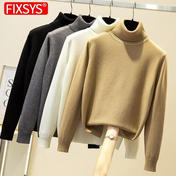 fixsys turtleneck women sweater winter warm female jumper thick christmas sweaters ribbed knitted pullover pull hiver femme, White;black
fixsys turtleneck women sweater winter warm female jumper thick christmas sweaters ribbed knitted pullover pull hiver femme, White;black