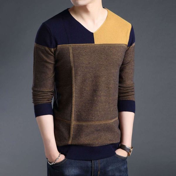 2020 spring and autumn new knitwear men's fashion leisure korean pullover v-neck sweater, White;black
2020 spring and autumn new knitwear men's fashion leisure korean pullover v-neck sweater, White;black