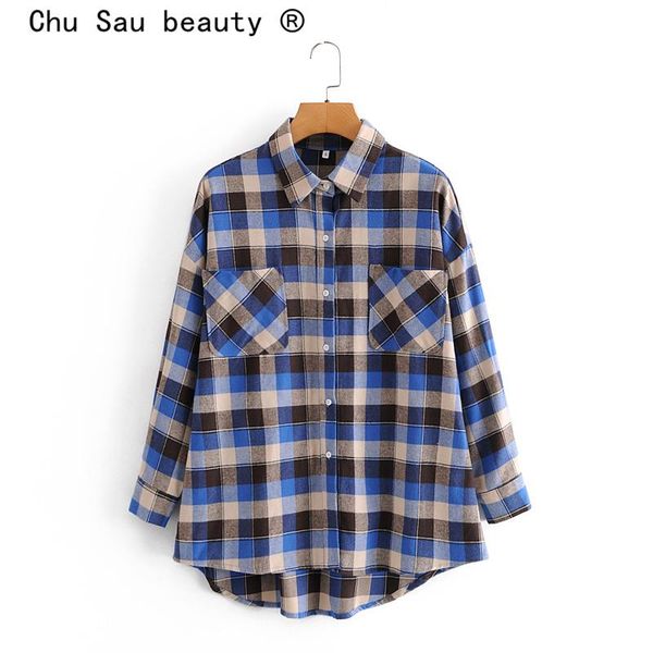 new 2021 fashion autumn casual chic blue plaid oversize blouses women fall long sleeve single-breasted loose long blouse female, White
new 2021 fashion autumn casual chic blue plaid oversize blouses women fall long sleeve single-breasted loose long blouse female, White