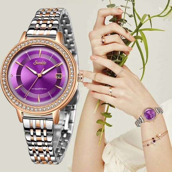 wristwatches sunkta women watch casual fashion lady diamond waterproof quartz clock girl wristwatch+box, Slivery;brown
wristwatches sunkta women watch casual fashion lady diamond waterproof quartz clock girl wristwatch+box, Slivery;brown