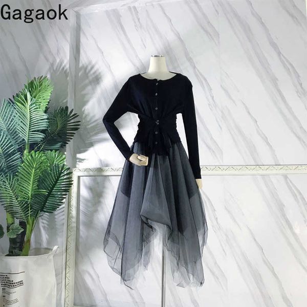 women high street skirt spring autumn solid mid-calf empire loose wild harajuku simple female fashion skirts 210531, Black
women high street skirt spring autumn solid mid-calf empire loose wild harajuku simple female fashion skirts 210531, Black