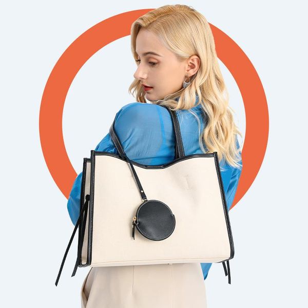 evening bags large capacity simple solid color canvas shoulder bag for ladies fashion travel shopping tote female luxury trend design handba
evening bags large capacity simple solid color canvas shoulder bag for ladies fashion travel shopping tote female luxury trend design handba