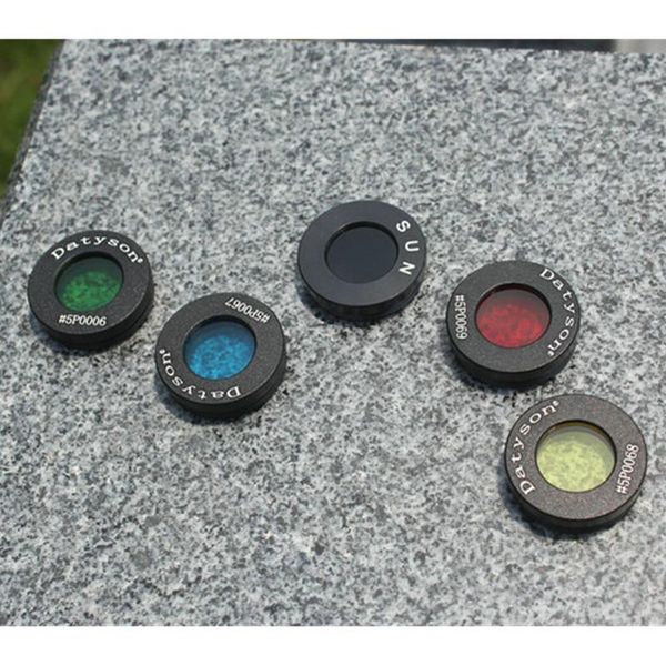 telescope & binoculars 5pcs datyson 0.965 inch black red yellow green blue astronomical accessories sun / moon nebula filter
telescope & binoculars 5pcs datyson 0.965 inch black red yellow green blue astronomical accessories sun / moon nebula filter