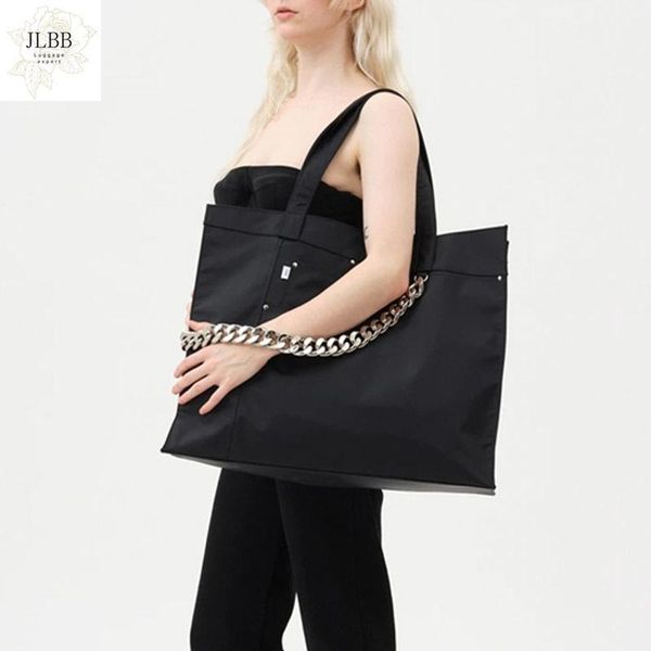 thick chain high capacity women's handbags nylon waterpoof tote bags for women casual solid black women shoulder messenger bags
thick chain high capacity women's handbags nylon waterpoof tote bags for women casual solid black women shoulder messenger bags