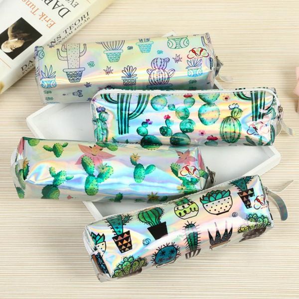 pencil cases cactus case holographic bag for girl boys student large capacity pu waterproof box school supply stationery
pencil cases cactus case holographic bag for girl boys student large capacity pu waterproof box school supply stationery
