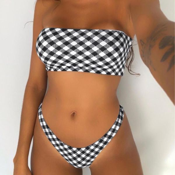 women's swimwear women bandeau 2021 solid bikini biquini swimsuit female bodysuit push up set beachwear bathing suit #t2g, White;black
women's swimwear women bandeau 2021 solid bikini biquini swimsuit female bodysuit push up set beachwear bathing suit #t2g, White;black