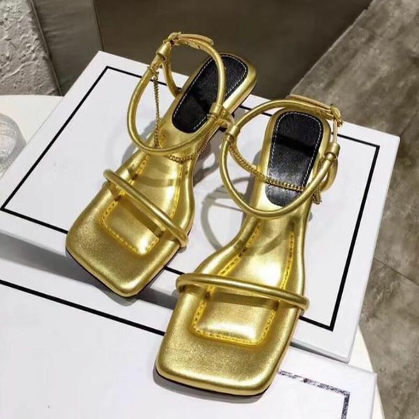 chain square toe sandals women gold summer sandals stiletto med heeled for women open toe high heels sandalias, Black
chain square toe sandals women gold summer sandals stiletto med heeled for women open toe high heels sandalias, Black