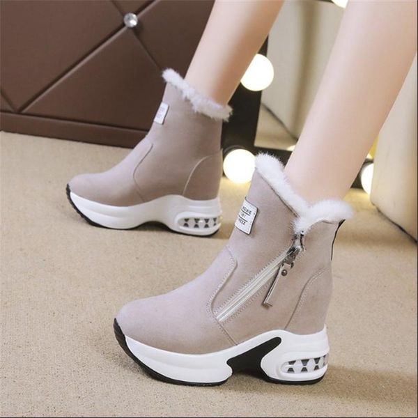 boots women ankle boot warm plush winter shoes for woman high heels ladies snow height increasing, Black
boots women ankle boot warm plush winter shoes for woman high heels ladies snow height increasing, Black