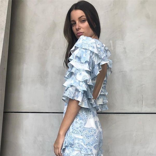 2021 playsuits jumpsuits flower printed ruffled light blue rompaers overalls for women holiday, Black;white
2021 playsuits jumpsuits flower printed ruffled light blue rompaers overalls for women holiday, Black;white