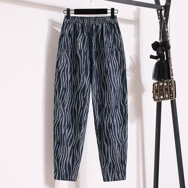 women's jeans women ankle-length casual arrival 2021 autumn street style vintage striped loose female denim harem pants b903, Blue
women's jeans women ankle-length casual arrival 2021 autumn street style vintage striped loose female denim harem pants b903, Blue