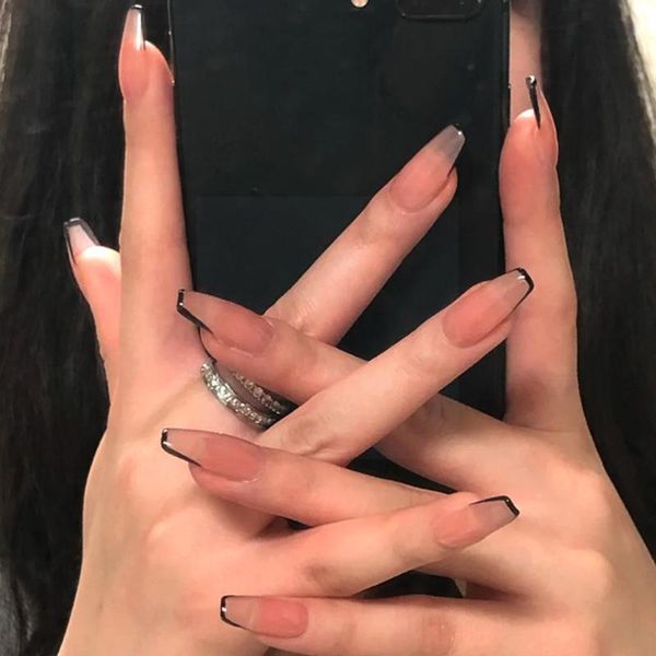 false nails elegant french short nail light purple black salon diy manicure finished ballet removable wearing fake z4p4, Red;gold
false nails elegant french short nail light purple black salon diy manicure finished ballet removable wearing fake z4p4, Red;gold