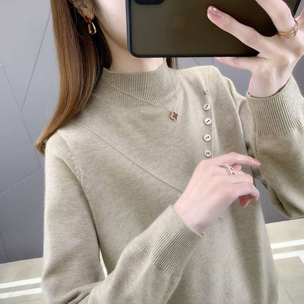 2021 new fashion autumn and winter turtleneck sweater for women's loose fit, White;black
2021 new fashion autumn and winter turtleneck sweater for women's loose fit, White;black