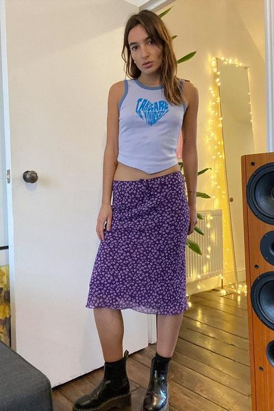 a line midi boho womens skirts style high waist floral print slim fit long soft fabric comfortable to elegant chic, Black
a line midi boho womens skirts style high waist floral print slim fit long soft fabric comfortable to elegant chic, Black