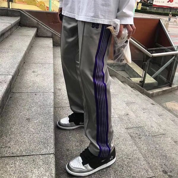 men's pants with high-quality needles, blue stripes, casual butterfly-embroidered sweatpants, for men, women, jogging pants, Black
men's pants with high-quality needles, blue stripes, casual butterfly-embroidered sweatpants, for men, women, jogging pants, Black
