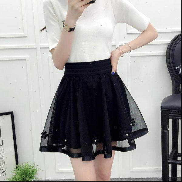 tulle skirt high waist new 2021 summer women black mesh beading sweet mini school skirt elastic waist tutu skirt
tulle skirt high waist new 2021 summer women black mesh beading sweet mini school skirt elastic waist tutu skirt