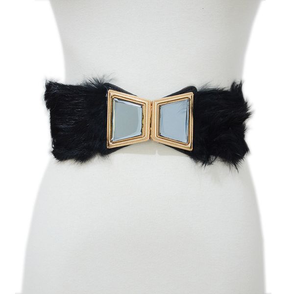 women's belt women's leisure decoration rabbit hair elastic belt crystal wide waist with coat, Black;brown
women's belt women's leisure decoration rabbit hair elastic belt crystal wide waist with coat, Black;brown
