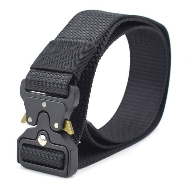waist support tactical multi-function nylon belt kirsite buckle quick release outdoor training waistband black/tan/green, Black;gray
waist support tactical multi-function nylon belt kirsite buckle quick release outdoor training waistband black/tan/green, Black;gray