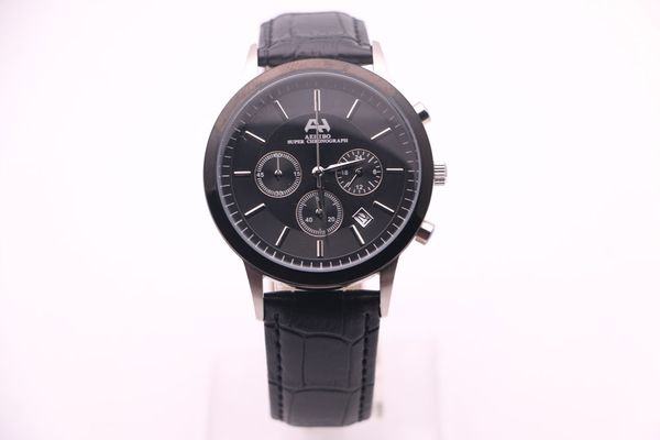 brand new aehibo pvd black case quartz battery men watch watches 43mm silver dial chronograph hardlex mens wristwatches strap a4 pin bucklet, Slivery;brown
brand new aehibo pvd black case quartz battery men watch watches 43mm silver dial chronograph hardlex mens wristwatches strap a4 pin bucklet, Slivery;brown