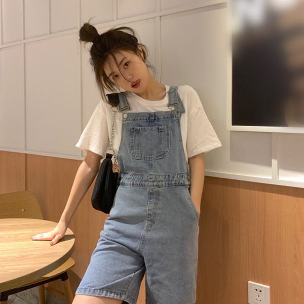 2021 new sml summer korean preppy style jumpsuit denim overalls casual girls vintage straight jeans shorts womens (f8006) nfw6, Black;white
2021 new sml summer korean preppy style jumpsuit denim overalls casual girls vintage straight jeans shorts womens (f8006) nfw6, Black;white