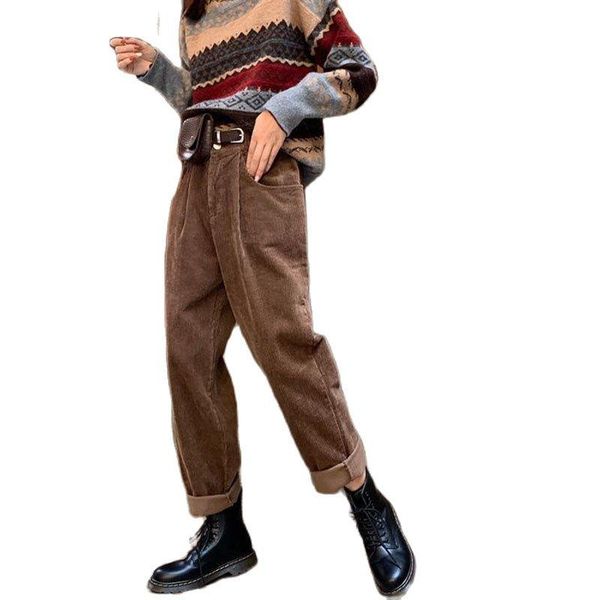 women's pants & capris lucyever fashion high waist corduroy women vintage oversize wide leg trousers female casual loose streetwear wom, Black;white
women's pants & capris lucyever fashion high waist corduroy women vintage oversize wide leg trousers female casual loose streetwear wom, Black;white