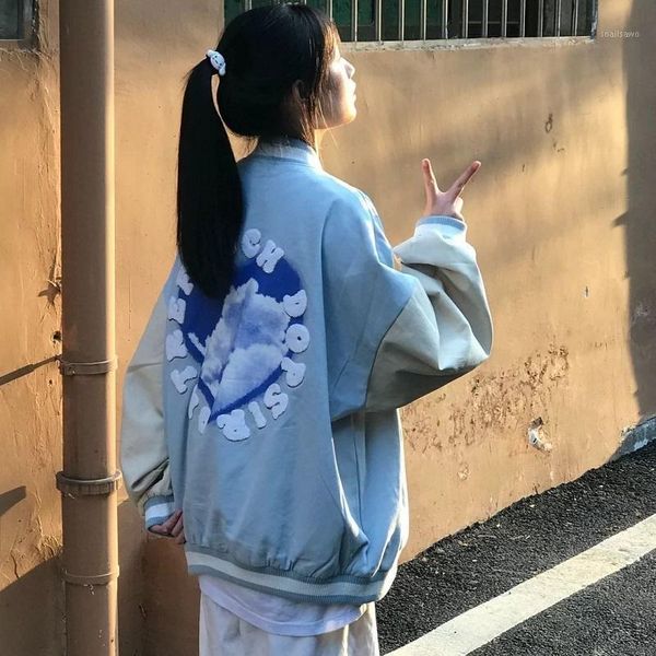women's jackets kawaii preppy style baseball uniform letter printed jacket female long-sleeved streetwear oversized harajuku outerwear, Black;brown
women's jackets kawaii preppy style baseball uniform letter printed jacket female long-sleeved streetwear oversized harajuku outerwear, Black;brown