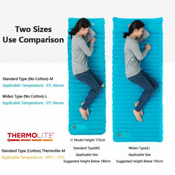 naturehike outdoor push inflatable camping mat tent envelope waterproof sleeping pad picnic folding mattress nh18q001-d pads
naturehike outdoor push inflatable camping mat tent envelope waterproof sleeping pad picnic folding mattress nh18q001-d pads