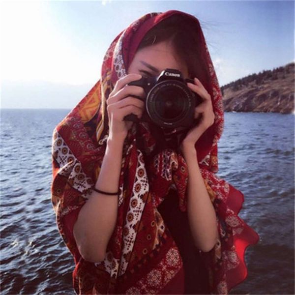 cotton hemp women spring and autumn super large national style shawl dual purpose summer sun beach silk scarf, Blue;black
cotton hemp women spring and autumn super large national style shawl dual purpose summer sun beach silk scarf, Blue;black