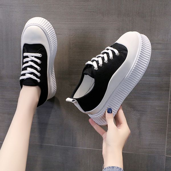 all-match round toe summer shoes ladies clogs platform espadrilles for women casual female sneakers 2022 creepers small new, Black;white
all-match round toe summer shoes ladies clogs platform espadrilles for women casual female sneakers 2022 creepers small new, Black;white