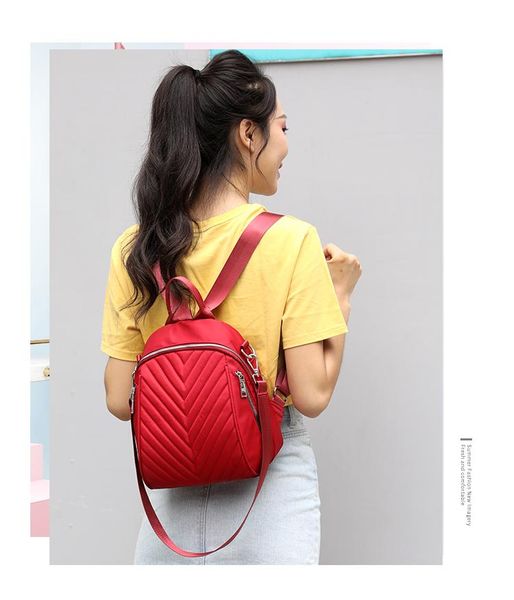 backpack j3611 - leisure multi-function trend solid color large capacity
backpack j3611 - leisure multi-function trend solid color large capacity