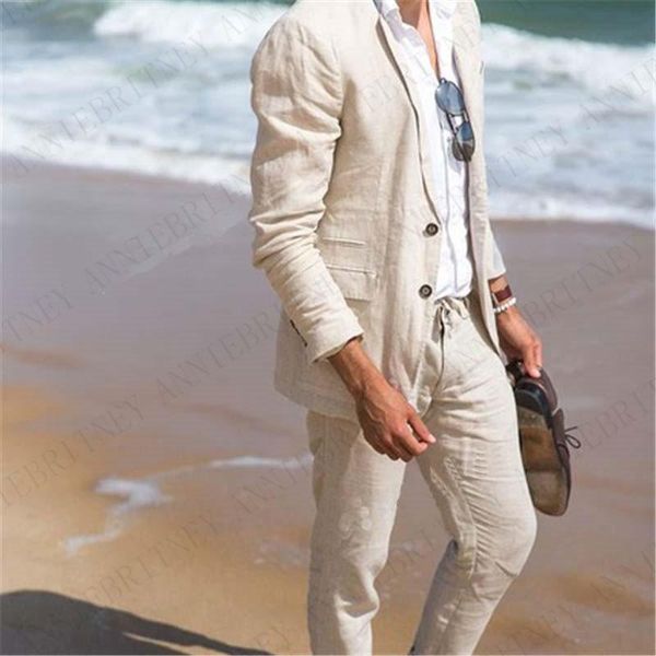 men's suits & blazers 2021 classic summer suit beige beach linen wedding for men groom tuxedo 2 pieces casual mens jacket pants set, White;black
men's suits & blazers 2021 classic summer suit beige beach linen wedding for men groom tuxedo 2 pieces casual mens jacket pants set, White;black