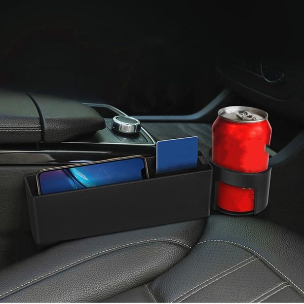 car organizer seat crevice storage universal removable plastic phone cup wallet key card holder interior with charge port