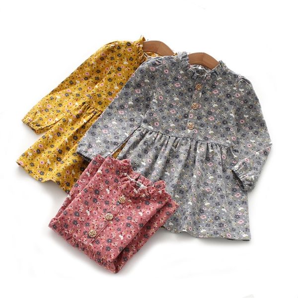 spring autumn girls princess dress cotton es for kids full printed flower infant long sleeve girl costume 6 8 220308, Red;yellow
spring autumn girls princess dress cotton es for kids full printed flower infant long sleeve girl costume 6 8 220308, Red;yellow
