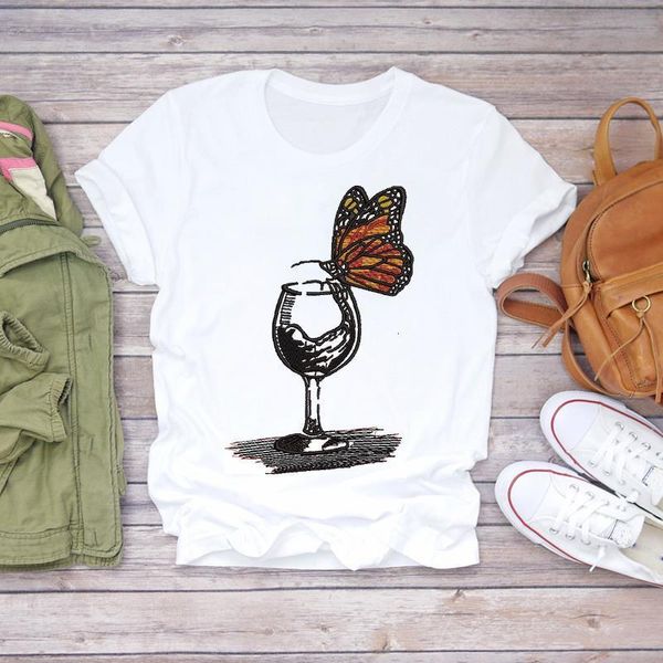 women watercolor butterfly vintage aesthetic 90s ladies print lady t-shirts womens graphic t shirt female tee t-shirt, White
women watercolor butterfly vintage aesthetic 90s ladies print lady t-shirts womens graphic t shirt female tee t-shirt, White