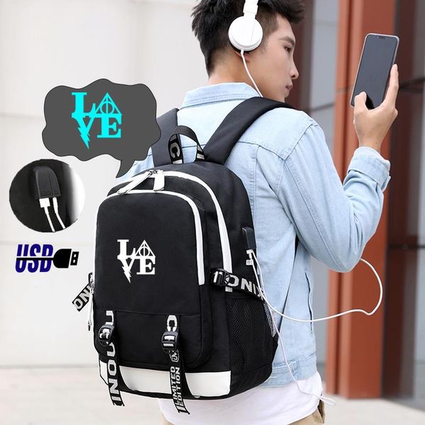 backpack luminous letter for students solid usb charging boys girls school bag large capacity fashion shoulders
backpack luminous letter for students solid usb charging boys girls school bag large capacity fashion shoulders