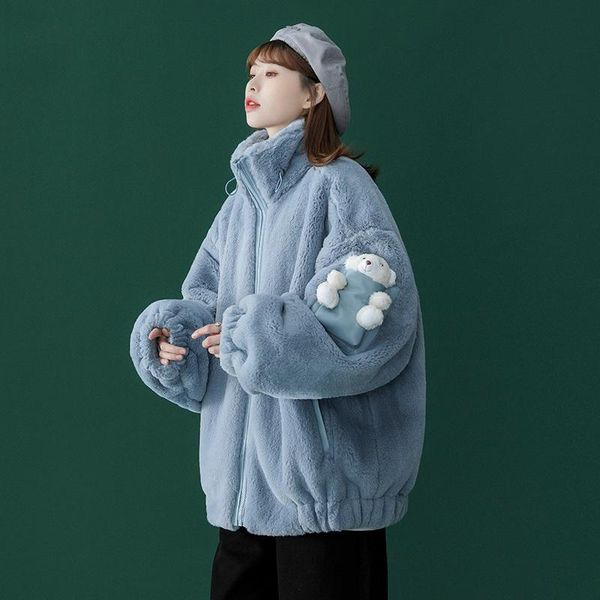 women's fur & faux women 2022 autumn winter hairy jacket female warm loose coats all match thick ladies clothes long sleeve outerwear b, Black
women's fur & faux women 2022 autumn winter hairy jacket female warm loose coats all match thick ladies clothes long sleeve outerwear b, Black