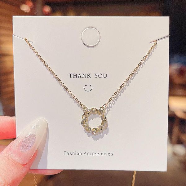 pendant necklaces trendy twist circle hollow out titanium steel necklace for women 2021 fashion elegant jewelry female clavicle chain, Silver
pendant necklaces trendy twist circle hollow out titanium steel necklace for women 2021 fashion elegant jewelry female clavicle chain, Silver