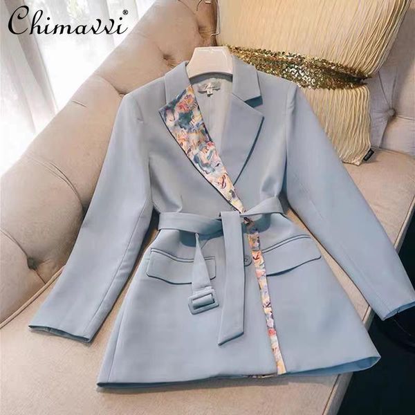 women's suits & blazers fashion korean-style elegant slim-fit mid-length business wear suit jacket long sleeve simple coat 2021 autumn, White;black
women's suits & blazers fashion korean-style elegant slim-fit mid-length business wear suit jacket long sleeve simple coat 2021 autumn, White;black