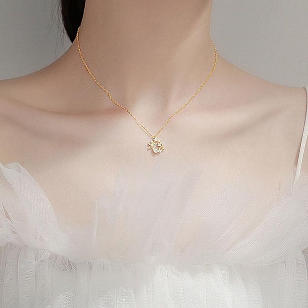 pendant necklaces small fresh garland necklace female temperament fashion clavicle chain lady women jewelry, Silver
pendant necklaces small fresh garland necklace female temperament fashion clavicle chain lady women jewelry, Silver